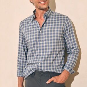Faherty Movement™ Shirt - Bear Canyon
Plaid Blue and White Button Down XL